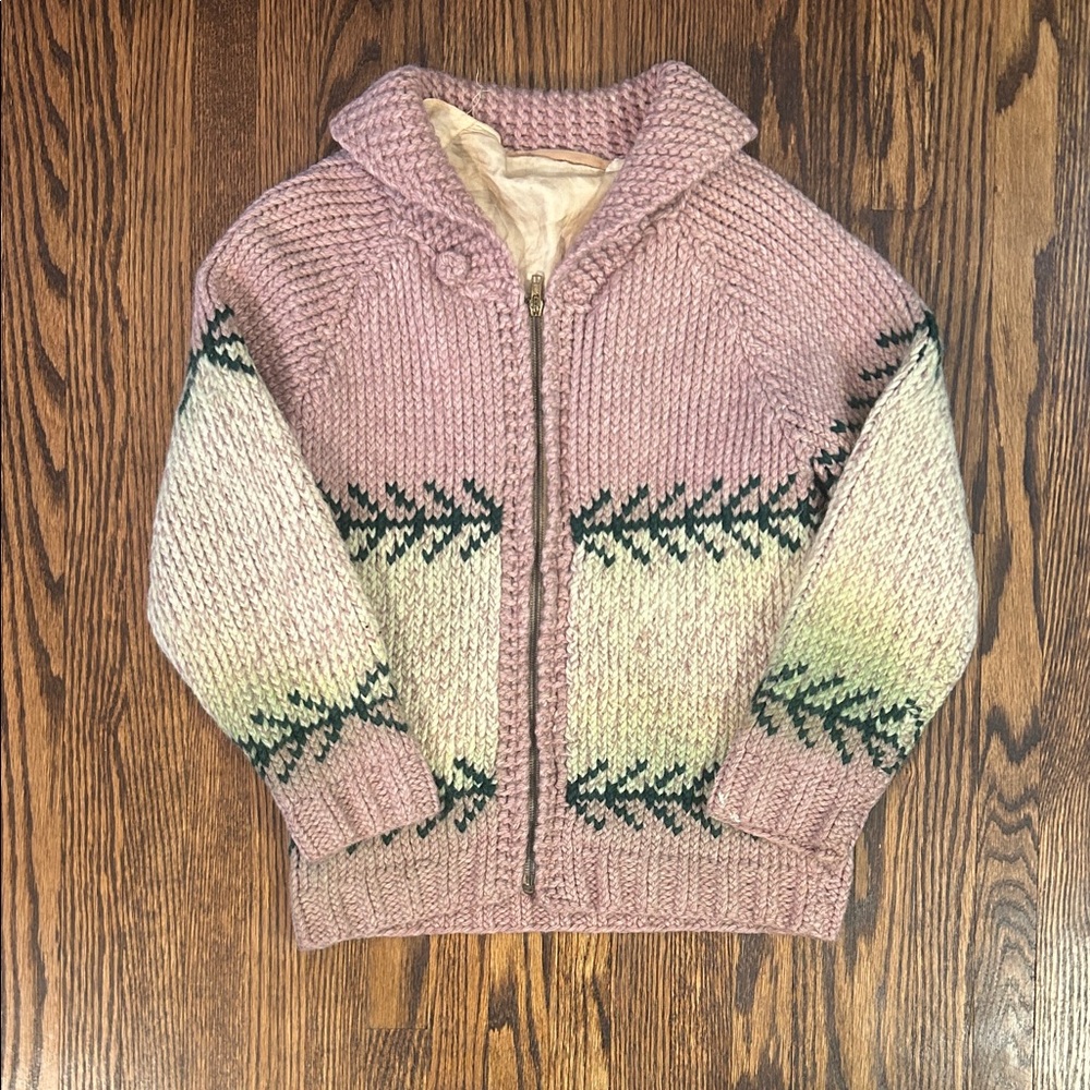 Vintage 60s/70s Cowichan Knit Sweater